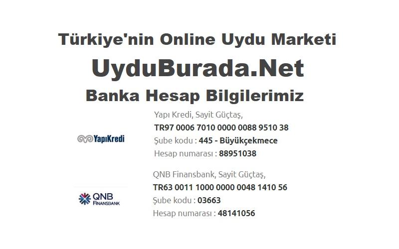 Banka Hesaplarımız